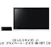 Media Cover Market Compatible with Panasonic Private VIERA hardness equivalent to tempered blue light LCD protective (Perfect Size) UN-19F7 [19 inch]
