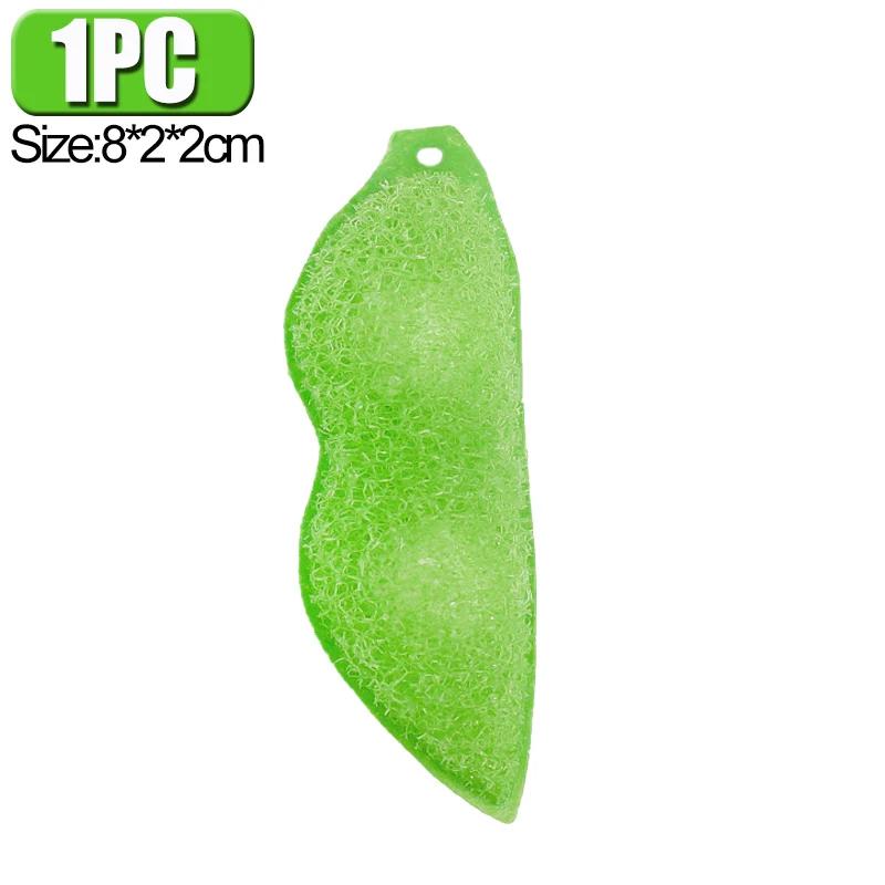 

1/20 шт мини гороховая чистящая губка волшебная чистящая салфетка портативная щетка для кофе, чая, вина, стеклянных бутылок кухонный скребок чистящие инструменты