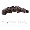 Fabric Banana Clip Korean Elegant Leopard Print Ponytail Holder Ponytail Clip Hair Claw Hairpin Sweet Bowknot Hair Clip Women