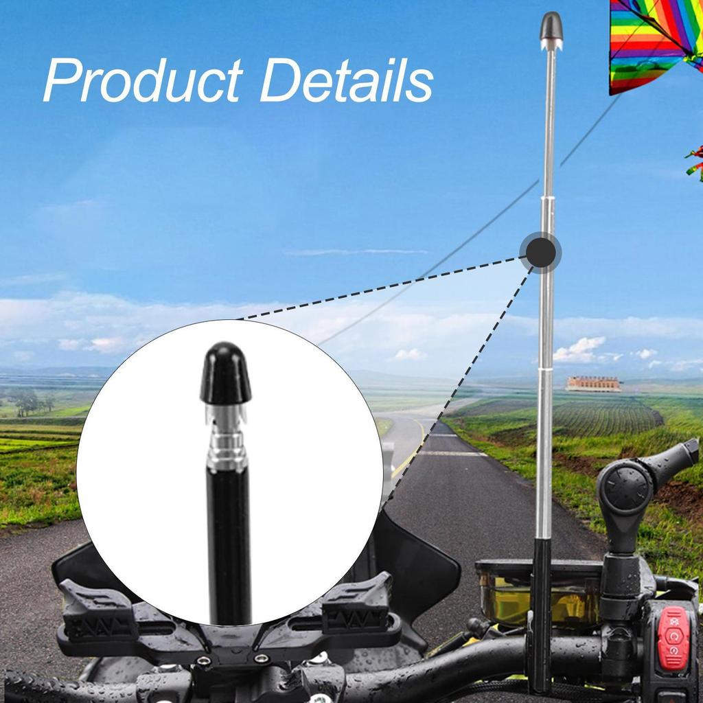 Bicycle Flagpole Stand Bike Flag Mount Accessories Motorcycle Pole Holder for Mountain