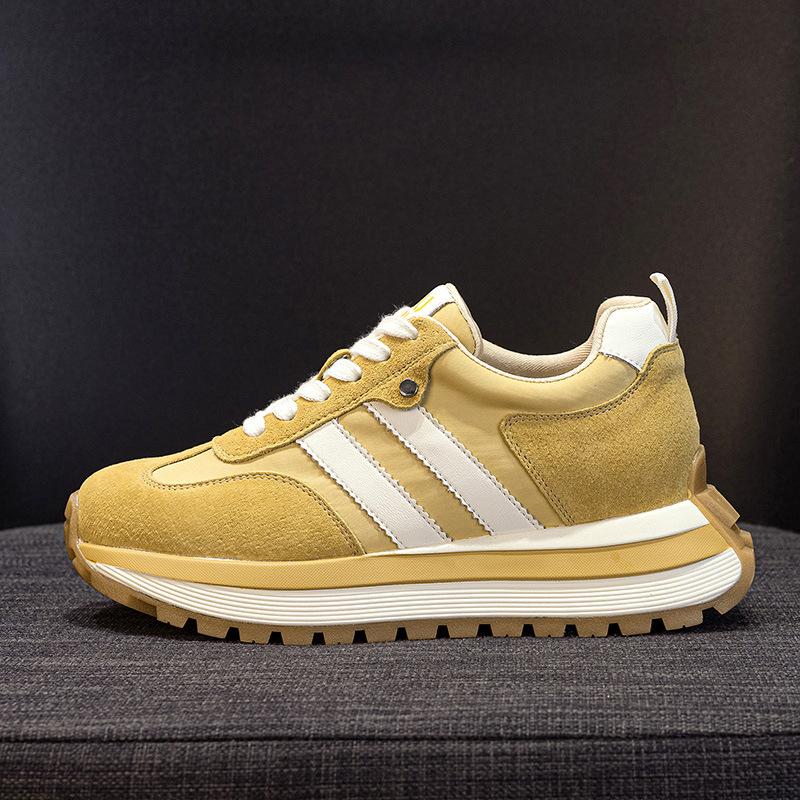Inner heightening platform retro dad shoes women's 2025 autumn new sports shoes casual shoes German training shoes Forrest Gump shoes women