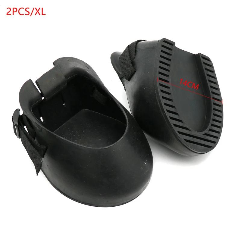 2 PIEZAS Goma Antideslizante Herraduras Ecuestres para Caballos Botas para Herraduras Reparación Corrección Rendimiento del Casco del Caballo Casco Protectores de Casco