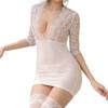 Women's Sexy Lace Lingerie Secretary Uniform Dress Set