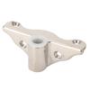 2PCS 1/2in Oarlock Socket Polished Finish Oarlock Support Bracket Row Lock Socket  Boating Equipment