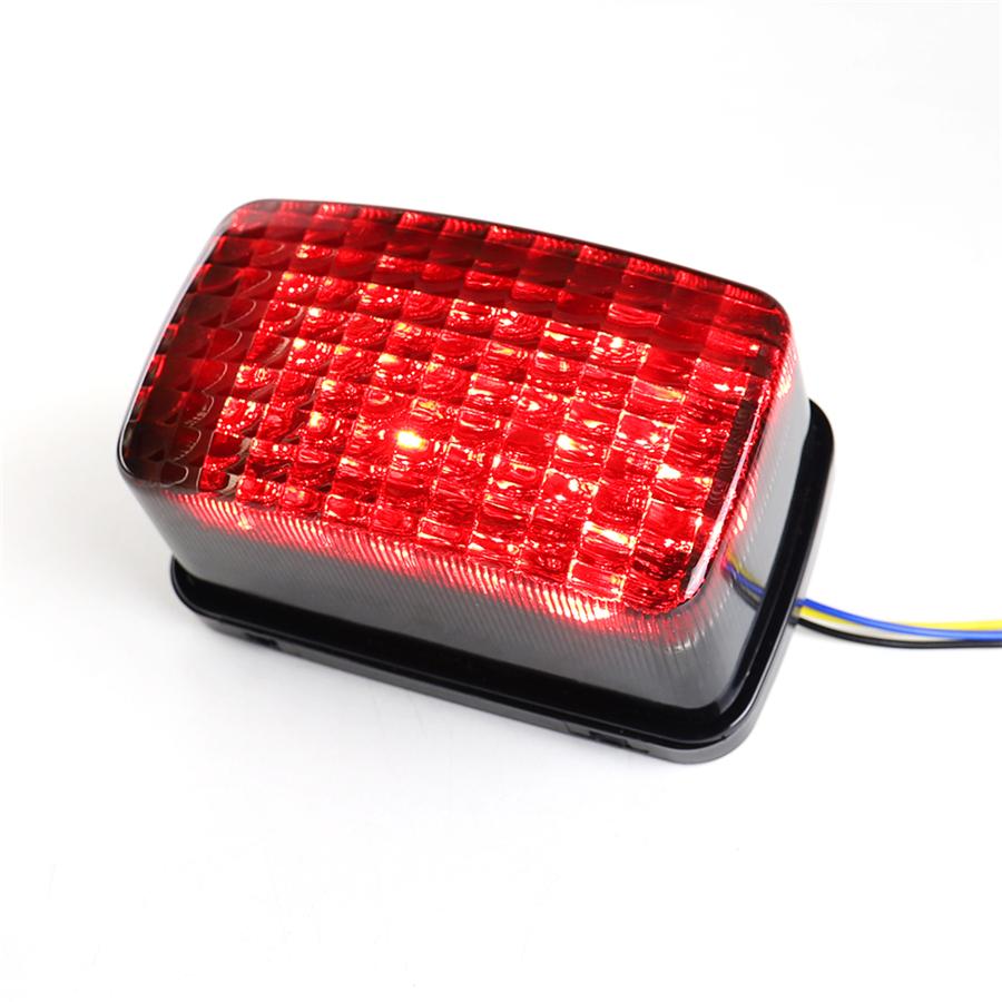 LED Smoke Lens Tail Brake Light For Yamaha Viking Bruin Wolverine 660 450 350