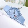 Women Casual Wristwatch Quartz Watch Clock Ladies Silicone Strap Watches
