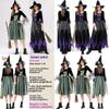 Fantasy Witch Costume For Adults With Polyester Blend Cosplay Dress For Parties