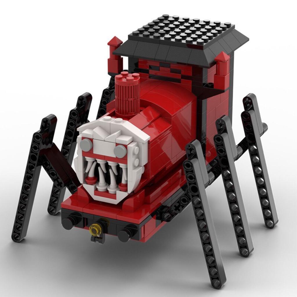 

Charles Little Train Horror Spider Game Small Particle Building Block Figure Assembly Toy
