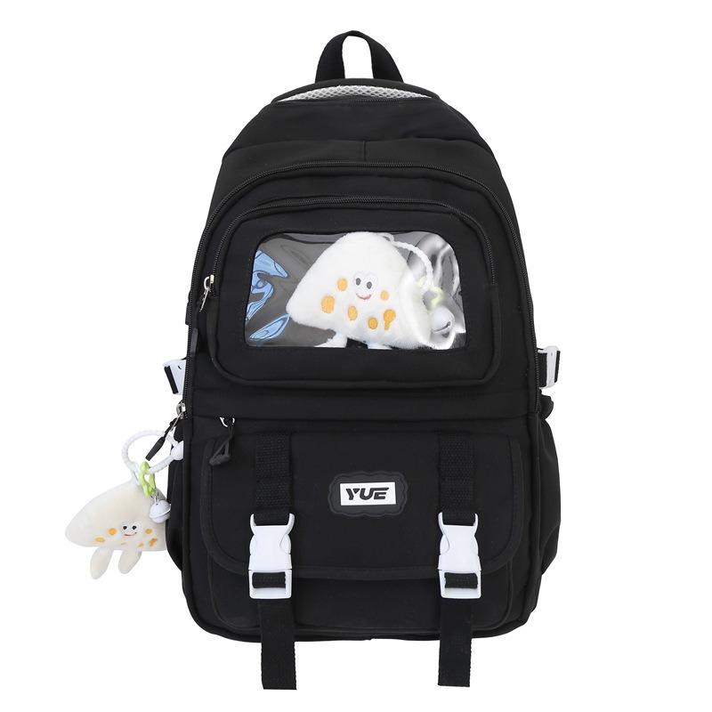 New fashion primary and junior high school student schoolbag women's simple large-capacity backpack computer backpack tide