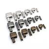 12pcs/set Metal Zipper Head Sliders Retainer Insertion Pin Zipper Top Stopper Ends for Coat Jacket Clothes Repair Kit Bag Decora