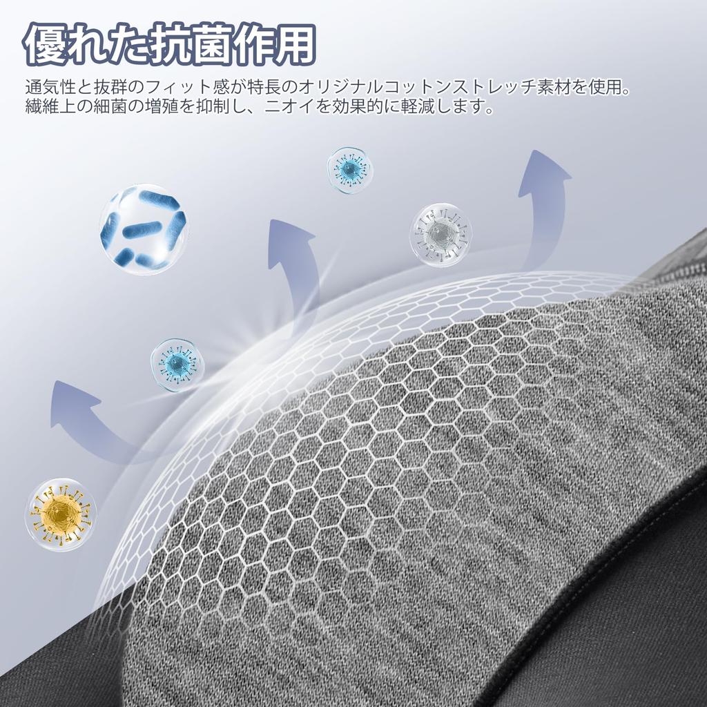 Aibso Men's Boxer Briefs, 5-Piece Set, Front Closure, Moisture-Wicking, Quick-Drying, Stretchy, Comfortable, 3D Molded, Low-Rise