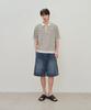 ROTEMBER Washed Bermuda Denim Pants [Mid Blue]