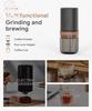 Portable Electric Coffee Grinder Coffee Maker Stainless Steel Whole Bean for Outdoor Drip Coffee Reusable Espresso Capsule