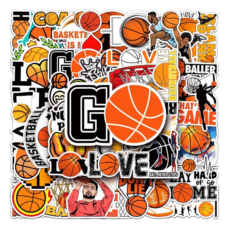 

50 шт. наклейки для скейтборда, наклейки для баскетбола, наклейки для скейтборда, экстремальные виды спорта, наклейки для чемодана, гитары, кружки, блокнота, трендовые наклейки