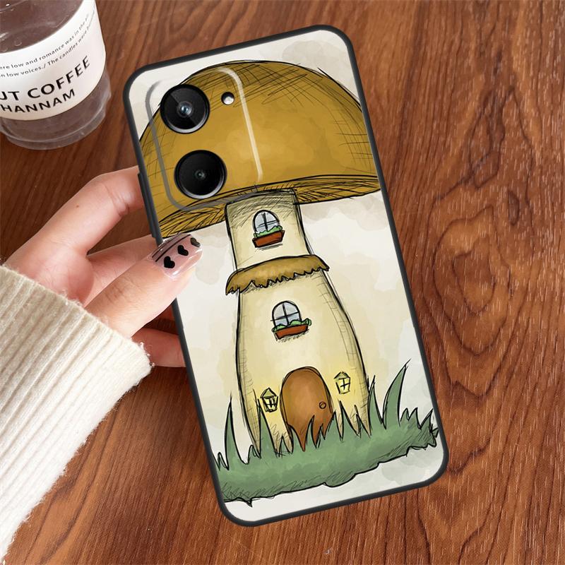 Mushroom Forest For Realme GT7 Pro GT6 15 10 11 12 13 14 Pro Plus C75 C65 C55 C63 C61 C53 C67 C35 C71 Case