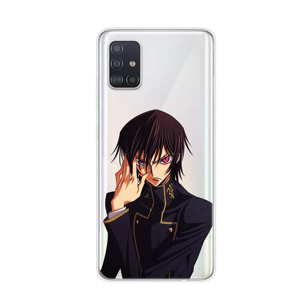 Anime Code Geass Lelouch For Samsung Galaxy A01 A11 A12 A22 A21S A31 A41 A42 A51 A71 A32 A52 A72 A02S Silicone Phone Case