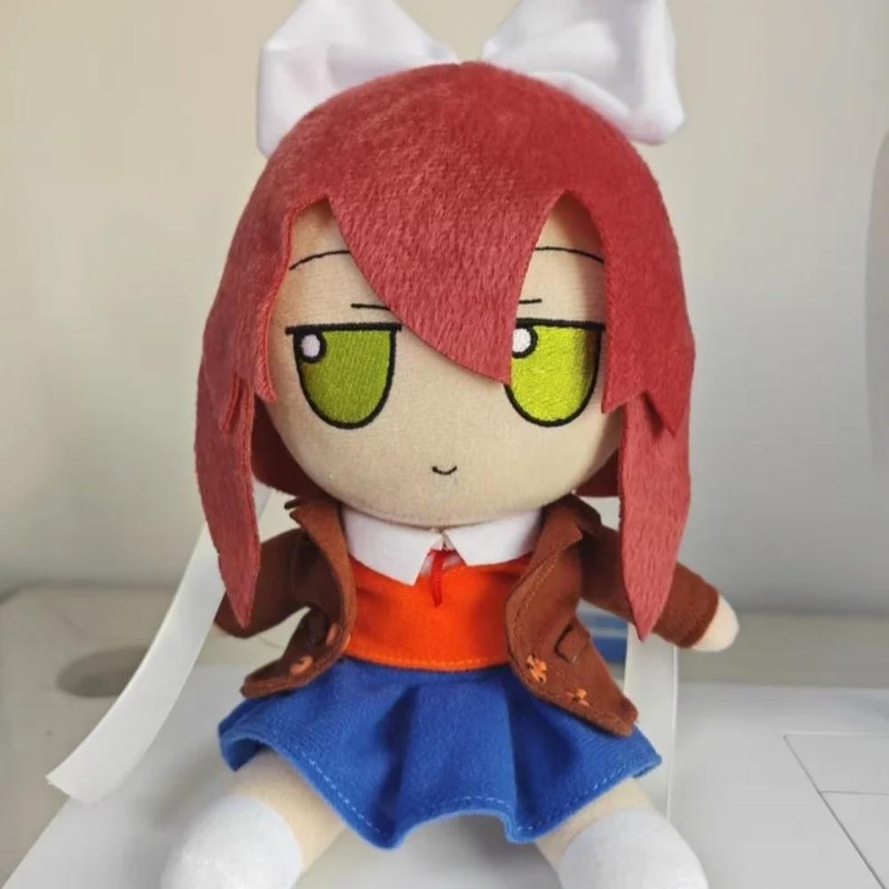Nuevos Peluches de Juego Sayori Natsuki Monika de 20 cm, Lindos Suaves Rellenos Muñecos Almohada Fumo Para Regalo de Cumpleaños de Niño Navidad