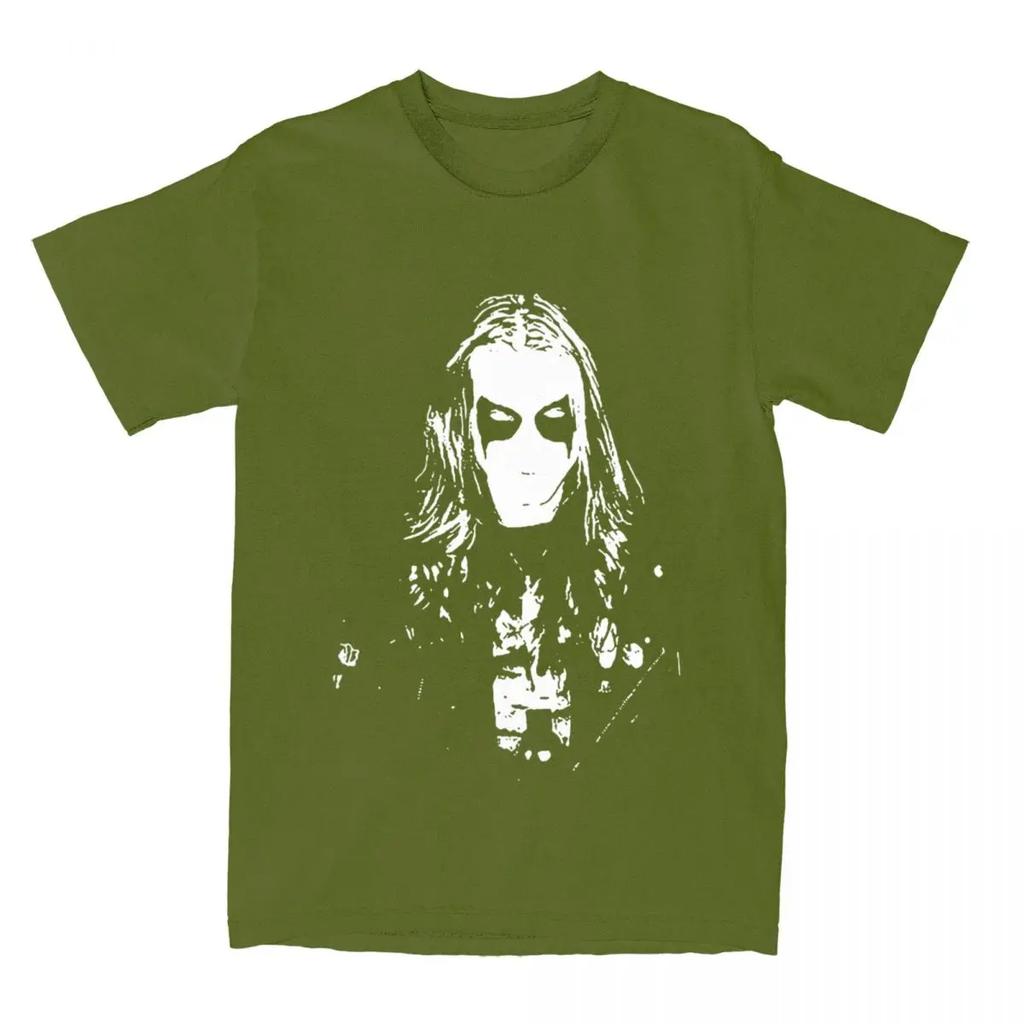 Men Women's Black Metal Euronymous Shirt Merch Tops T-shirt Graphic Print Tees Printed