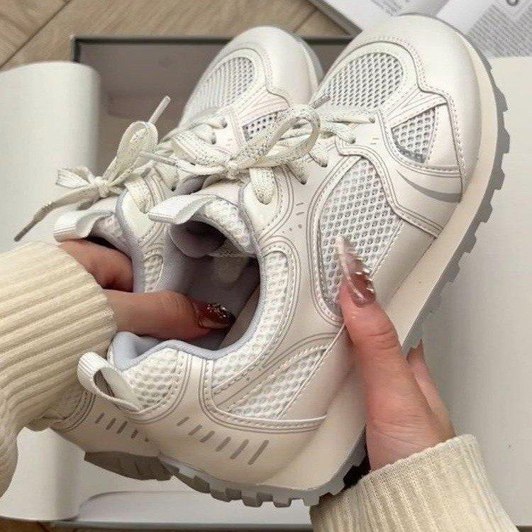 

Чжао Рут те же папины кроссовки женские новые осенние универсальные шикарные туфли на платформе повседневная спортивная обувь женская 40 [Foot length 25CM]