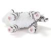 COLORATA White Tiger Plush Mascot (Realistic Wild AnimalWith Chain) Cute Animal Keychain Doll Gift (Twice Tested)