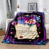 Mother's Day Greeting Card Blanket Suitable for Sofas,travel, Living Rooms Also a Good Gift for Friends and Family Suitable for All Seasons.