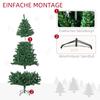 6ft/180cm Christmas Tree 1492 PVC Tips Artificial Seasonal Festival Decoration Metal Flodable Base Green