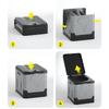 Toilette Pliante avec Couvercle Voiture Bateau Potty Portable pour Camping Randonnée Plage Embouteillage Voyage d'Urgence Voyage en Autonomie
