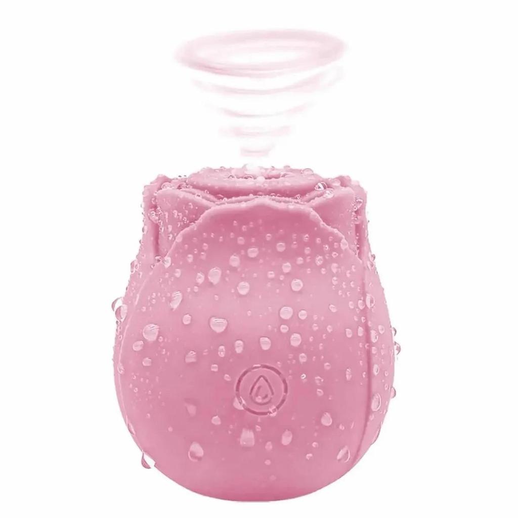 Vibrator pentru supt vagin în formă de trandafir, bun intim, suzetă pentru mamelon, lins oral, stimulare clitoridiană, jucării sexuale puternice pentru femei 18