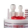 Versatile Kitchen Sink Drain Connector - Easy Installation for Multiple Ports