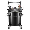 Pressure Pot Paint Tank, 20 L Heavy Duty Steel Pressure Pot Tank, Spray Paint Pressures Pots with Three Quick-Connect Couplers for Home Use, DIY, Art