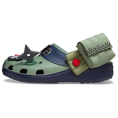 Naruto Shippuden x Classic Clog Kakashi Sneakers Unisex Verde Oliva Nero 209445-410