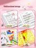 A4 Multi-Layer Transparent Document Folder with Loose-Leaf Inserts for Students