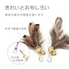 SONGWAY Cat Toys, Cat Teasers, Feathers, Insects, Butterflies, Large Flying Bugs, 8 Replacement Pieces