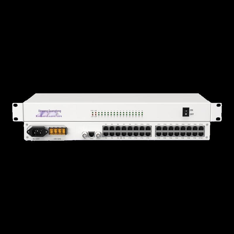 XW-1E1-16P4FE PCM E1 Voice & Ethernet Multiplexer