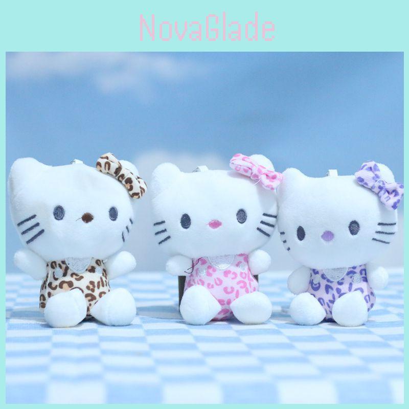 Adorable Cute Kawaii Kt Cat Plush Toy Keychain Soft Doll Bag Accessory 12cm