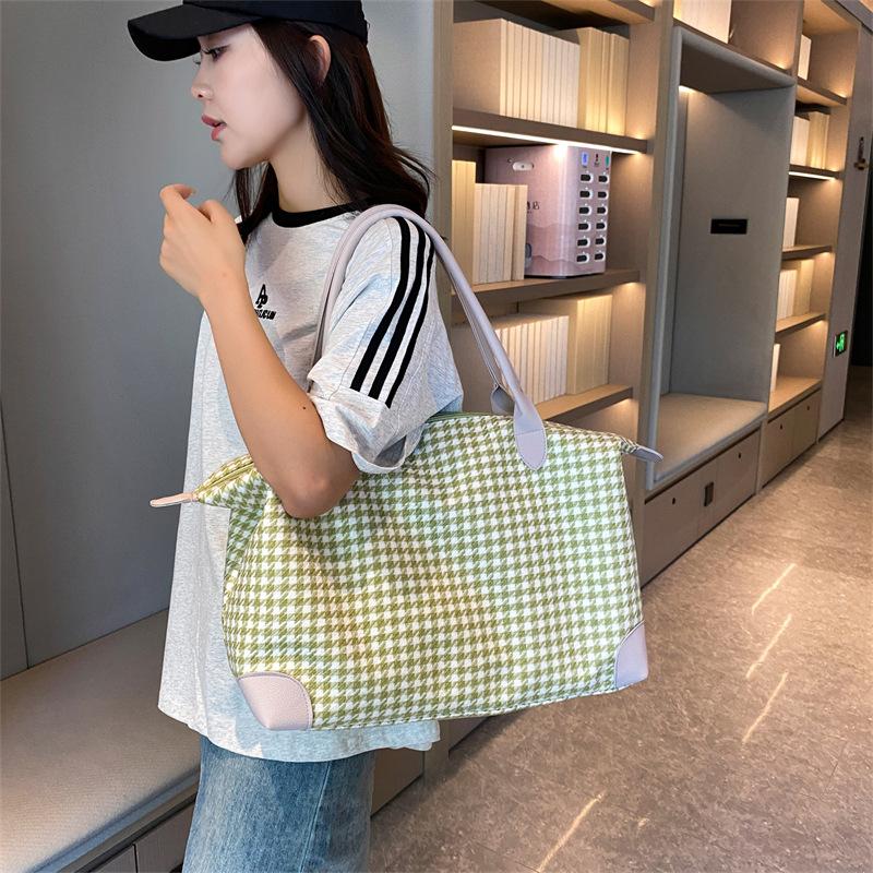 New wet and dry separation fitness bag large capacity short trip bag fashionable small fresh canvas yoga bag