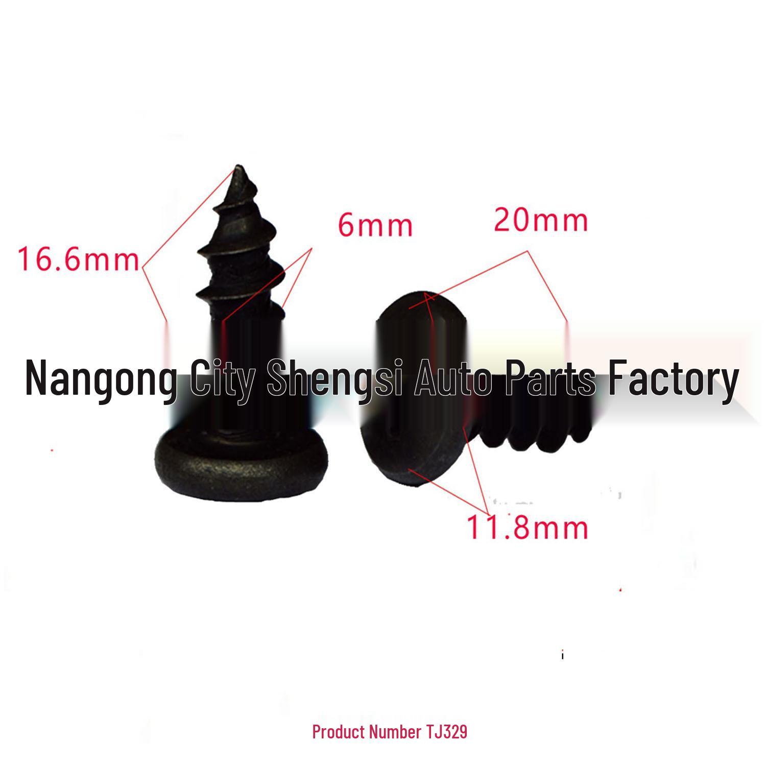 

Round Head Self-Tapping Screw Clip Kit for Car Fender Trim Installation 10000 units