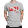 Men T-Shirts Scuba Diving Divers Gift Cool Pure Cotton Diving Shirt O-Neck Oversized Unisex Tshirt Men's Clothing Fitness tshirt