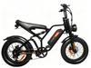 JKING FXH-009 Geländetaugliches Elektrofahrrad für Erwachsene 500W Motor 48V 15,6Ah Akku 20 Zoll Räder Offroad E-Bike
