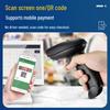 NTEUMM L10 Kabelloser Bluetooth 1D/2D Barcode-Scanner