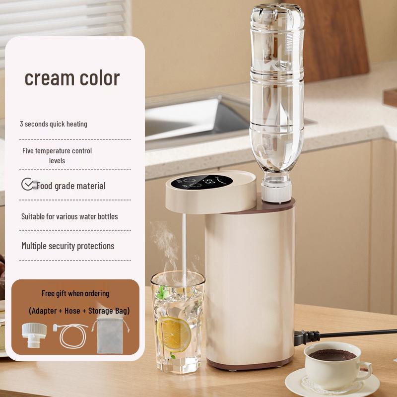 

Compact Instant Heating Water Dispenser: Adjustable Temperature Mini Boiler for Office, Travel, and Home Use 9.8×6.8×20.7 cm