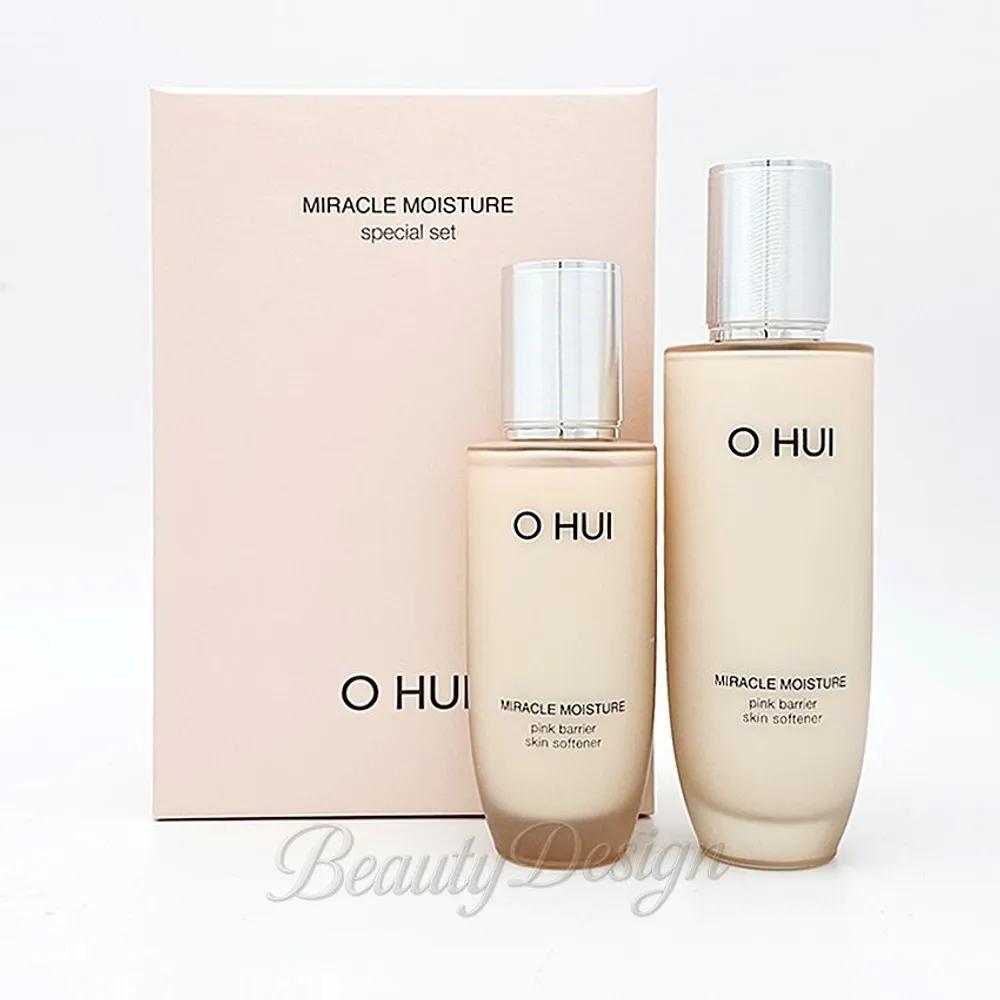 O HUI Miracle Moisture Pink Barrier Skin Softener 2-Piece Special Set