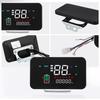 Minho 48V-72V Display Control Panel Digital Speedometer for Electric Scooter Bicycle E-Bike,Square Instrument