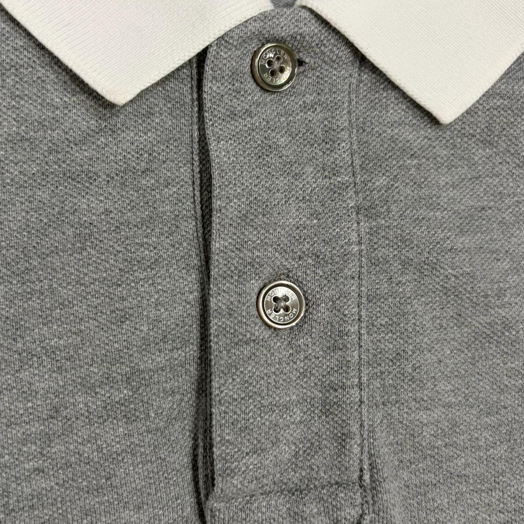 Used MONCLER 41091830985084093Polo shirt gray mens