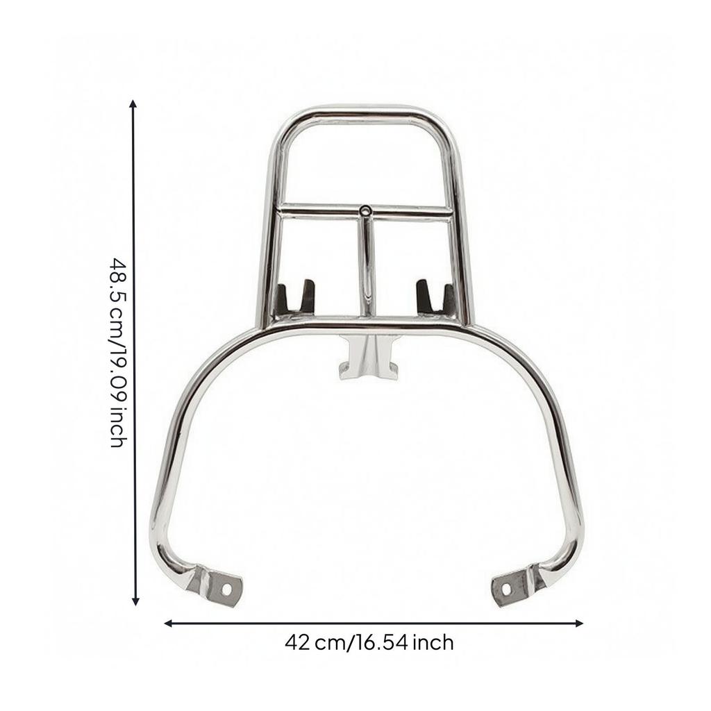Front Luggage Rack with Mounting Hardware Easy to Install for Short Trips