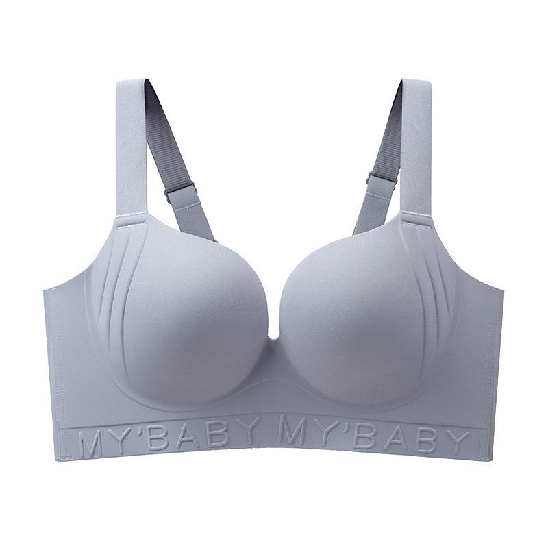 The New Popular Seamless Bra Has Big Breasts and Small Underwear. Thin Women's Underwear Gathers and Collects Secondary Breasts To Prevent Sagging