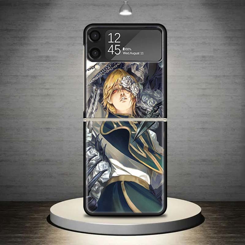 Huner X-Hunters Kurapika Phone Case For Samsung Galaxy Z Flip 7 6 5 4 3 5G Shockproof Cover Z Flip7 Flip6 ZFlip5 Flip3 Flip4 Lux