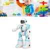 Children Remote Controlled Robot Toy with     Voice Changing Modes Colorful Light Intelligent Programmable Robot