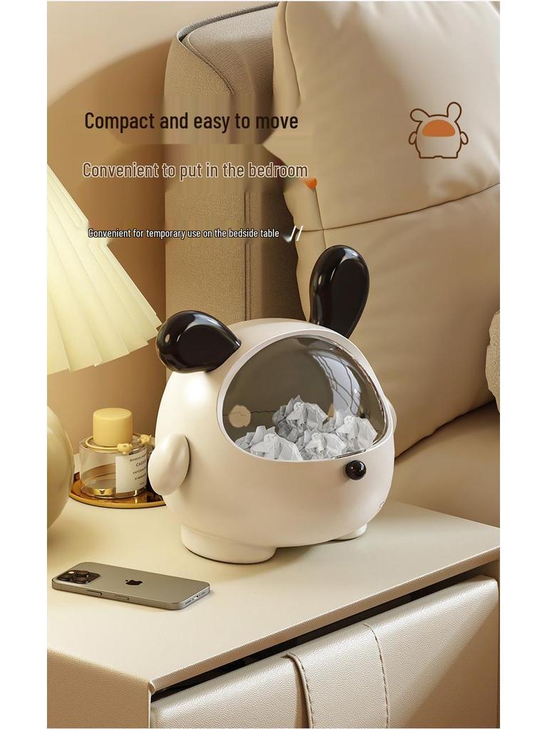 Dundun Cute Dog Trash Can: Creative Home/Office Desktop Organizer and Paper Basket