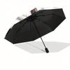 1pc Cherry Blossom Tree and Beautiful White Fox Pattern Automatic Umbrella is Fashionable and Good-Looking, a Portable 3-Fold Umbrella, Suitable